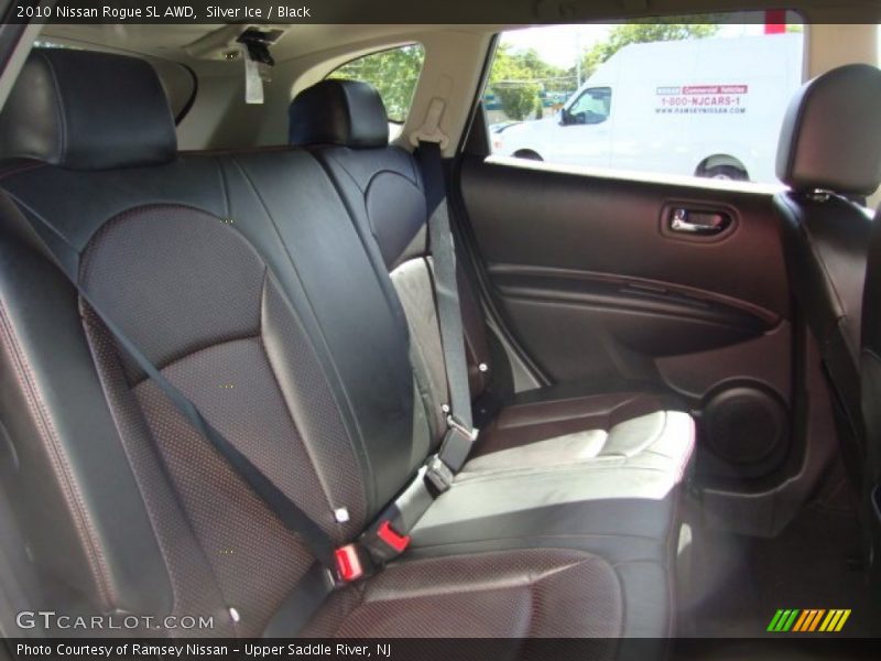Silver Ice / Black 2010 Nissan Rogue SL AWD