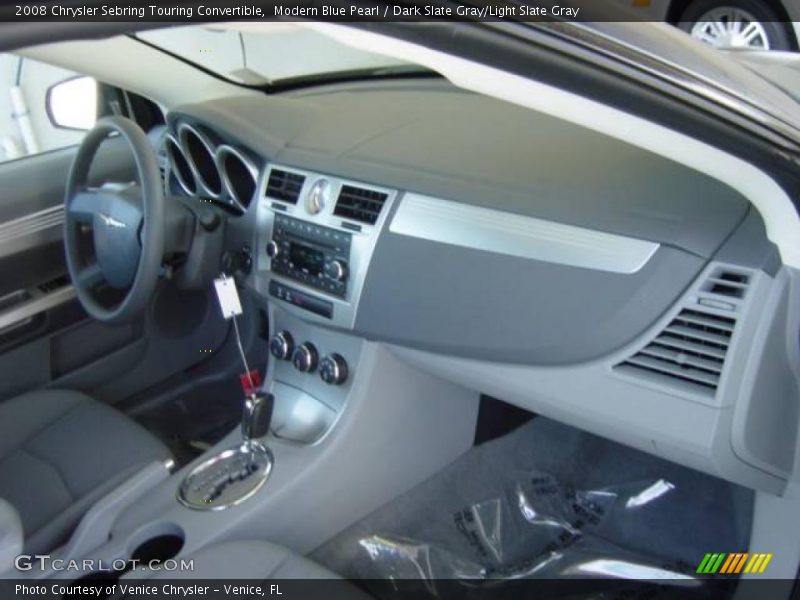 Modern Blue Pearl / Dark Slate Gray/Light Slate Gray 2008 Chrysler Sebring Touring Convertible