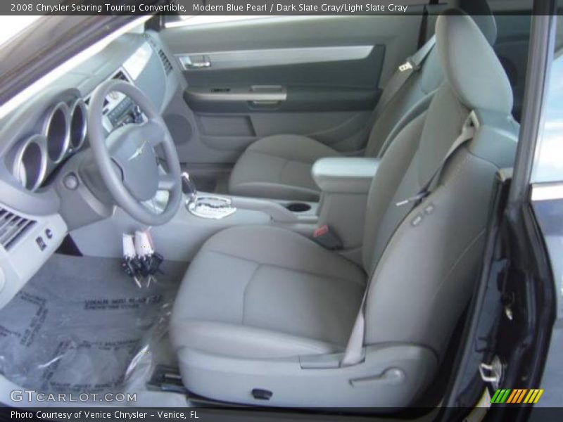 Modern Blue Pearl / Dark Slate Gray/Light Slate Gray 2008 Chrysler Sebring Touring Convertible