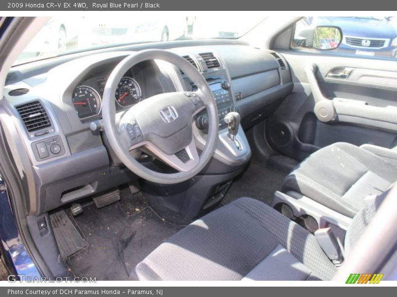 Royal Blue Pearl / Black 2009 Honda CR-V EX 4WD