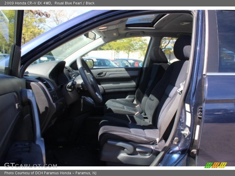 Royal Blue Pearl / Black 2009 Honda CR-V EX 4WD
