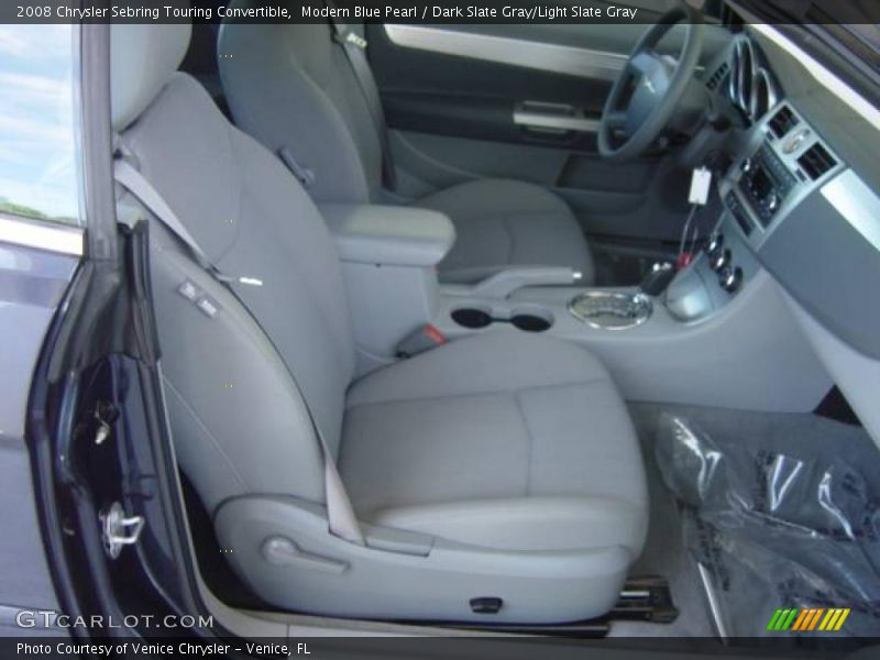 Modern Blue Pearl / Dark Slate Gray/Light Slate Gray 2008 Chrysler Sebring Touring Convertible