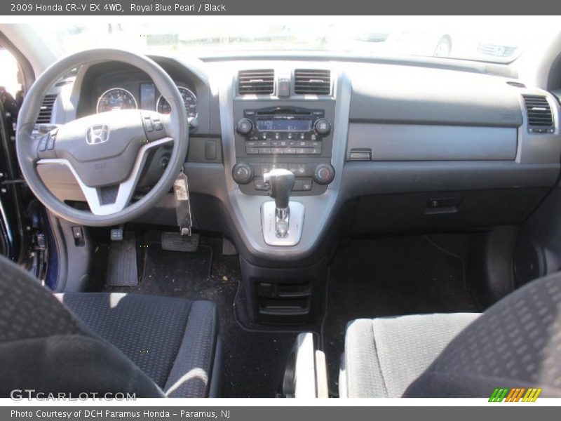 Royal Blue Pearl / Black 2009 Honda CR-V EX 4WD
