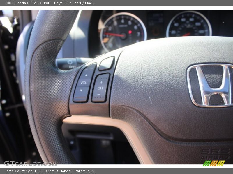 Royal Blue Pearl / Black 2009 Honda CR-V EX 4WD