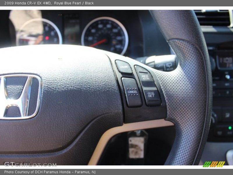 Royal Blue Pearl / Black 2009 Honda CR-V EX 4WD