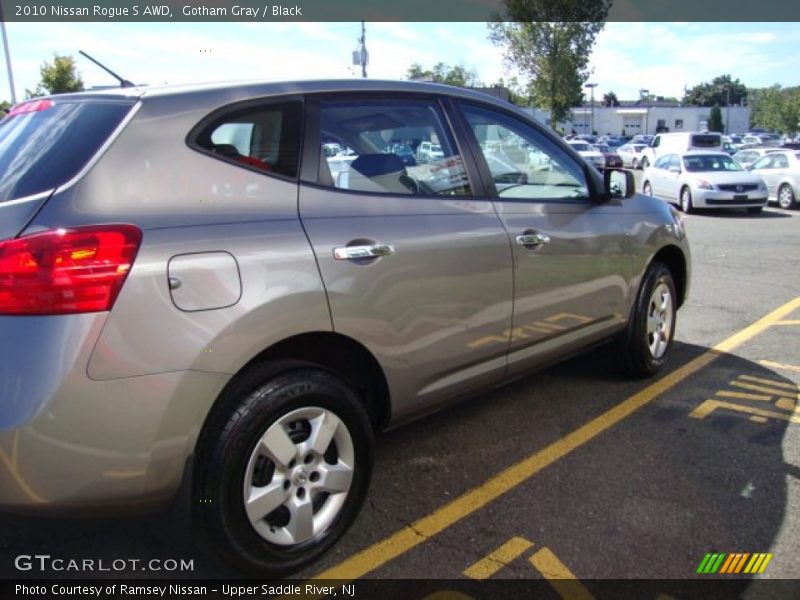 Gotham Gray / Black 2010 Nissan Rogue S AWD