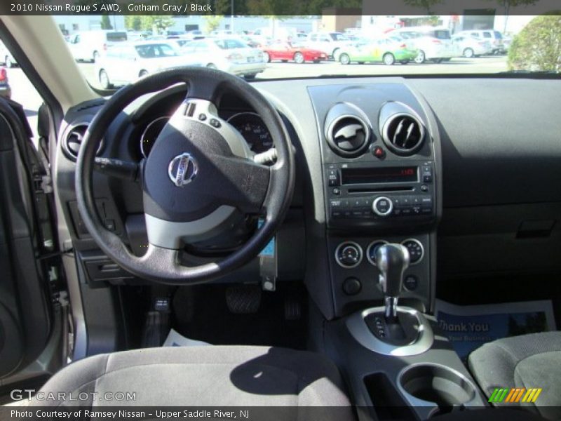 Gotham Gray / Black 2010 Nissan Rogue S AWD