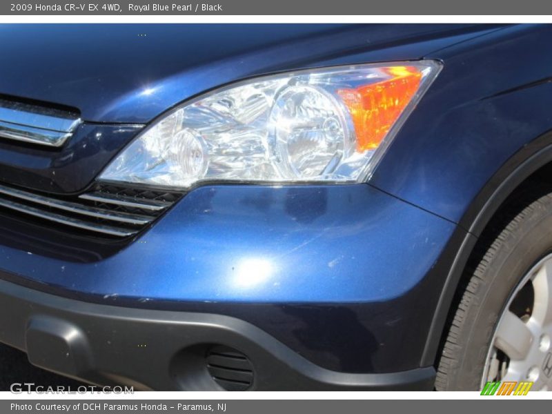 Royal Blue Pearl / Black 2009 Honda CR-V EX 4WD