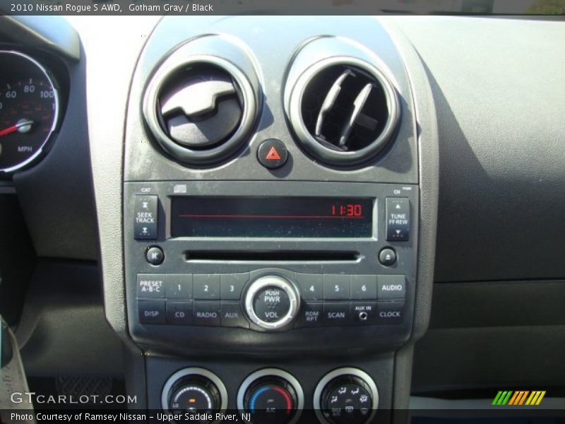 Gotham Gray / Black 2010 Nissan Rogue S AWD