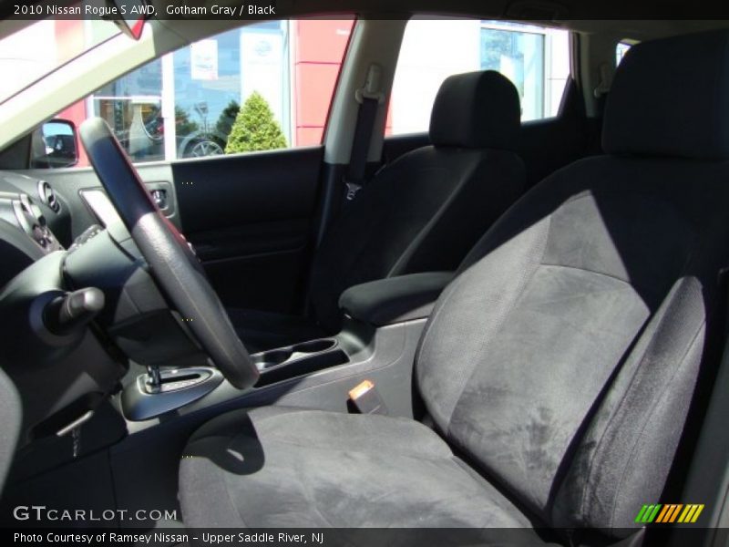 Gotham Gray / Black 2010 Nissan Rogue S AWD