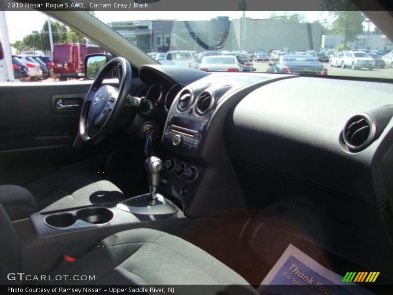Gotham Gray / Black 2010 Nissan Rogue S AWD