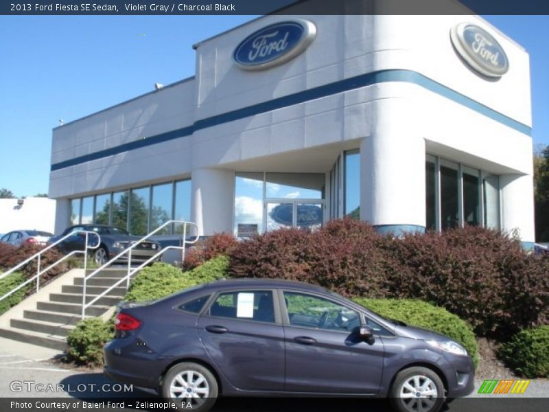Violet Gray / Charcoal Black 2013 Ford Fiesta SE Sedan