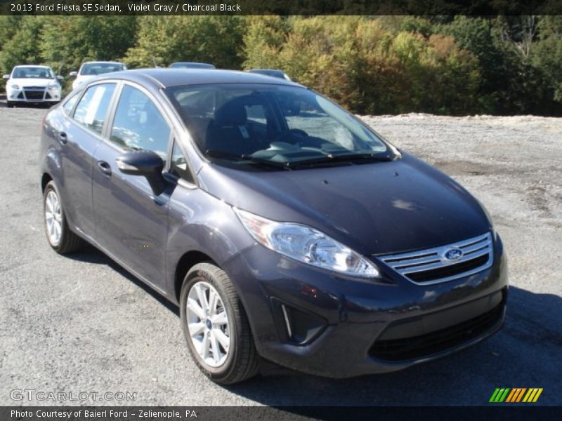 Violet Gray / Charcoal Black 2013 Ford Fiesta SE Sedan