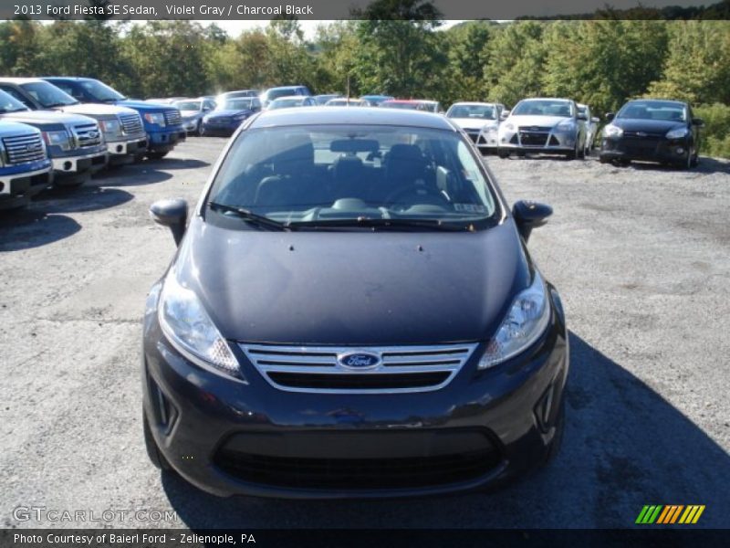 Violet Gray / Charcoal Black 2013 Ford Fiesta SE Sedan