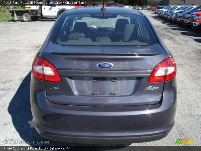 Violet Gray / Charcoal Black 2013 Ford Fiesta SE Sedan