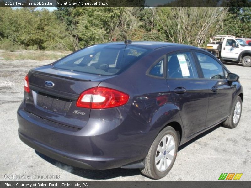 Violet Gray / Charcoal Black 2013 Ford Fiesta SE Sedan