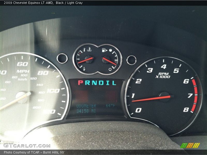 Black / Light Gray 2009 Chevrolet Equinox LT AWD