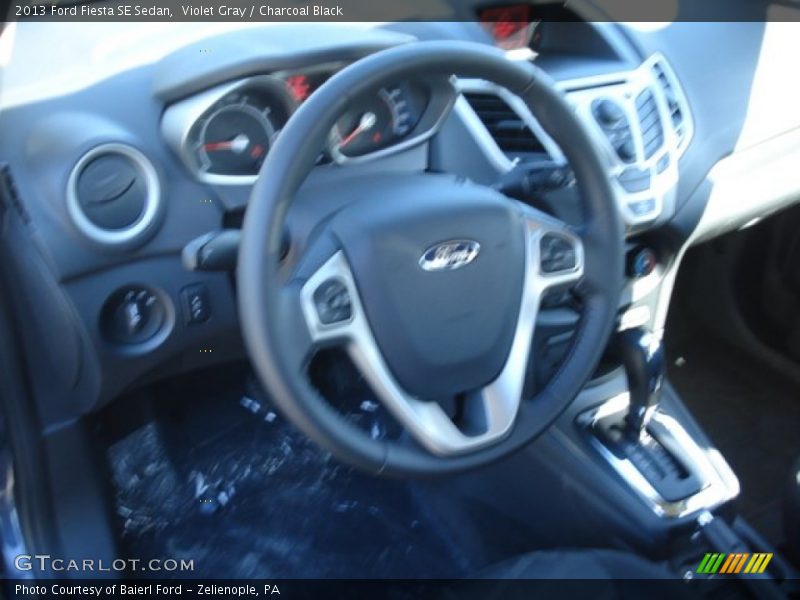 Violet Gray / Charcoal Black 2013 Ford Fiesta SE Sedan