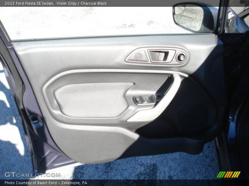Violet Gray / Charcoal Black 2013 Ford Fiesta SE Sedan