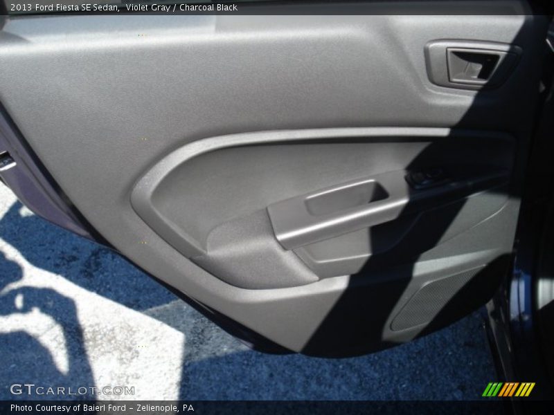 Violet Gray / Charcoal Black 2013 Ford Fiesta SE Sedan