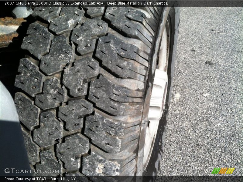 Deep Blue Metallic / Dark Charcoal 2007 GMC Sierra 2500HD Classic SL Extended Cab 4x4