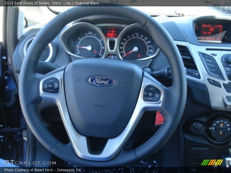Violet Gray / Charcoal Black 2013 Ford Fiesta SE Sedan