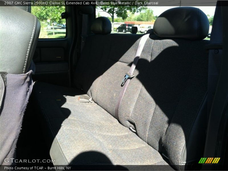 Deep Blue Metallic / Dark Charcoal 2007 GMC Sierra 2500HD Classic SL Extended Cab 4x4