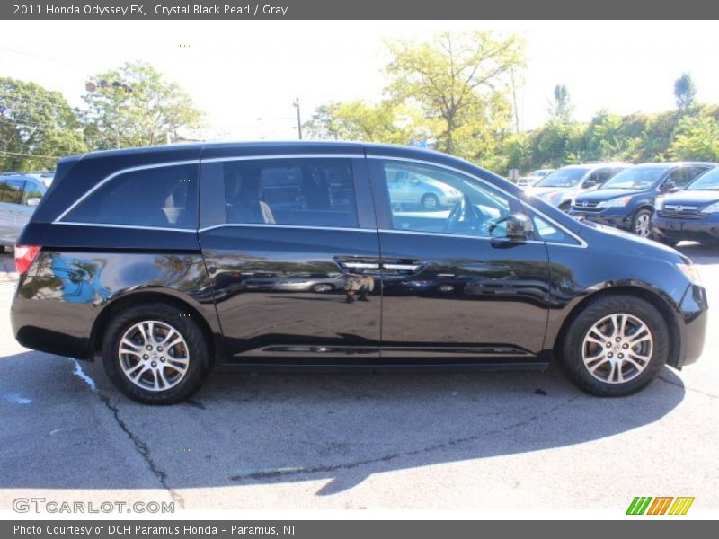 Crystal Black Pearl / Gray 2011 Honda Odyssey EX