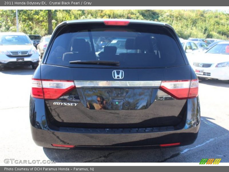 Crystal Black Pearl / Gray 2011 Honda Odyssey EX