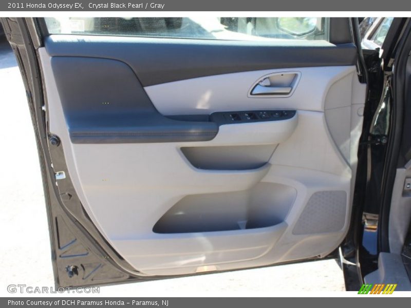 Crystal Black Pearl / Gray 2011 Honda Odyssey EX