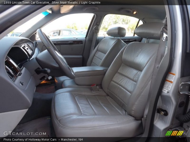 Silver Frost Metallic / Light Graphite 1999 Lincoln Town Car Executive