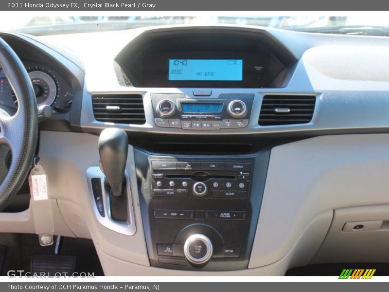 Crystal Black Pearl / Gray 2011 Honda Odyssey EX