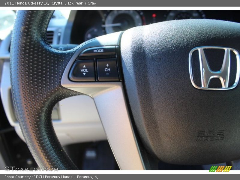 Crystal Black Pearl / Gray 2011 Honda Odyssey EX