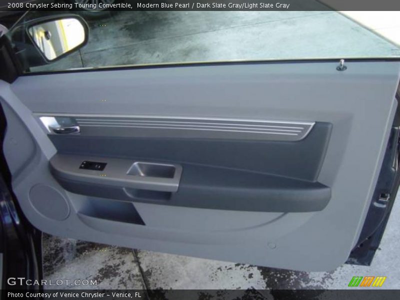 Modern Blue Pearl / Dark Slate Gray/Light Slate Gray 2008 Chrysler Sebring Touring Convertible