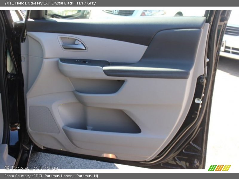 Crystal Black Pearl / Gray 2011 Honda Odyssey EX