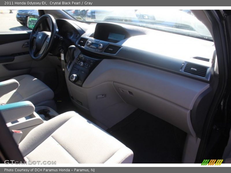 Crystal Black Pearl / Gray 2011 Honda Odyssey EX