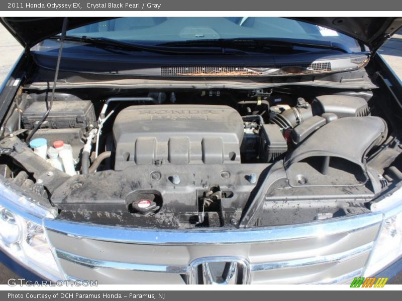 Crystal Black Pearl / Gray 2011 Honda Odyssey EX