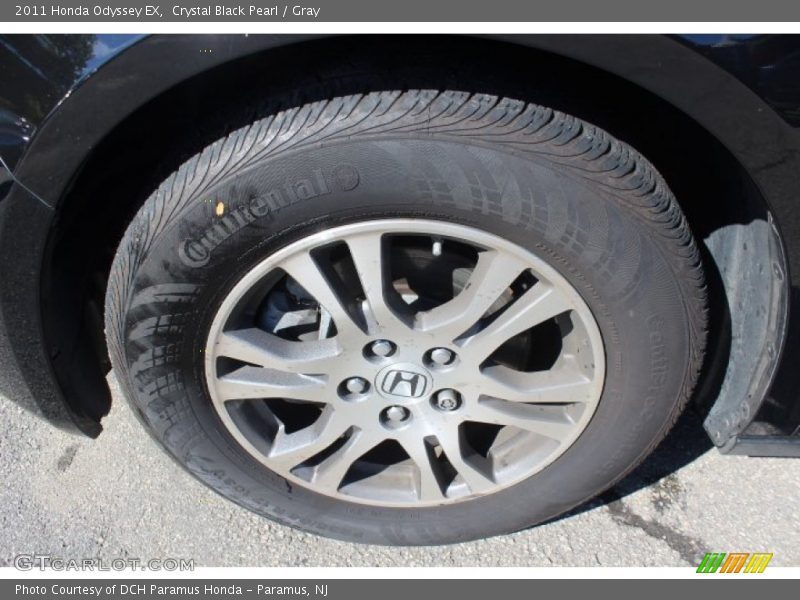 Crystal Black Pearl / Gray 2011 Honda Odyssey EX