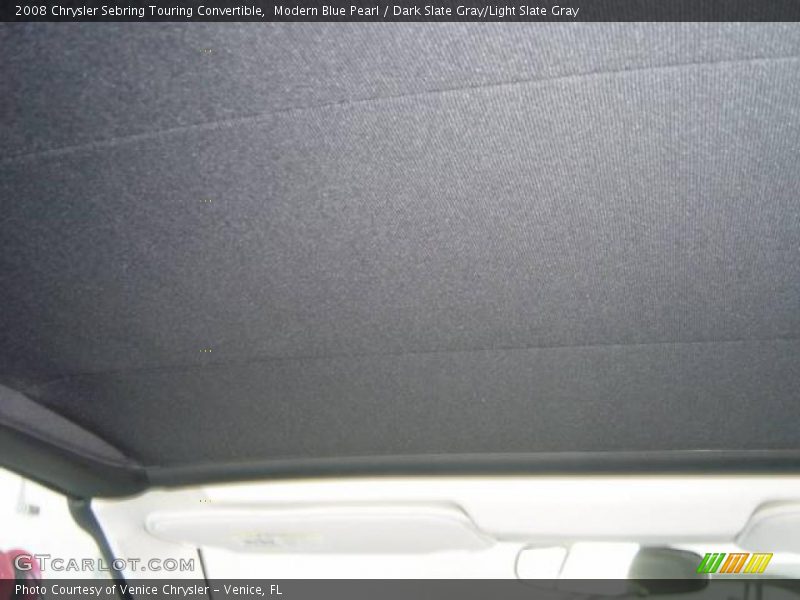 Modern Blue Pearl / Dark Slate Gray/Light Slate Gray 2008 Chrysler Sebring Touring Convertible