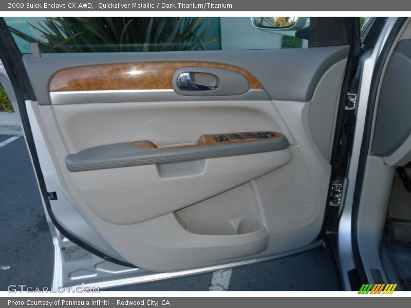 Quicksilver Metallic / Dark Titanium/Titanium 2009 Buick Enclave CX AWD