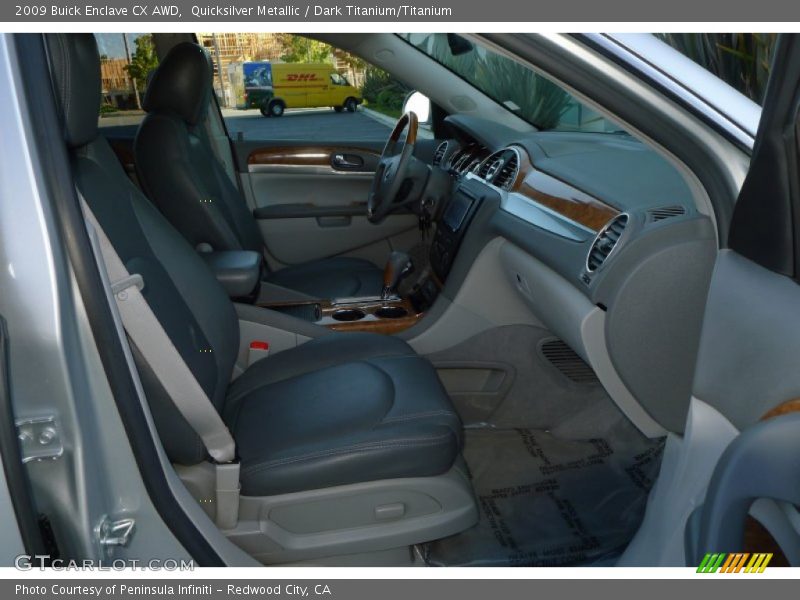 Quicksilver Metallic / Dark Titanium/Titanium 2009 Buick Enclave CX AWD