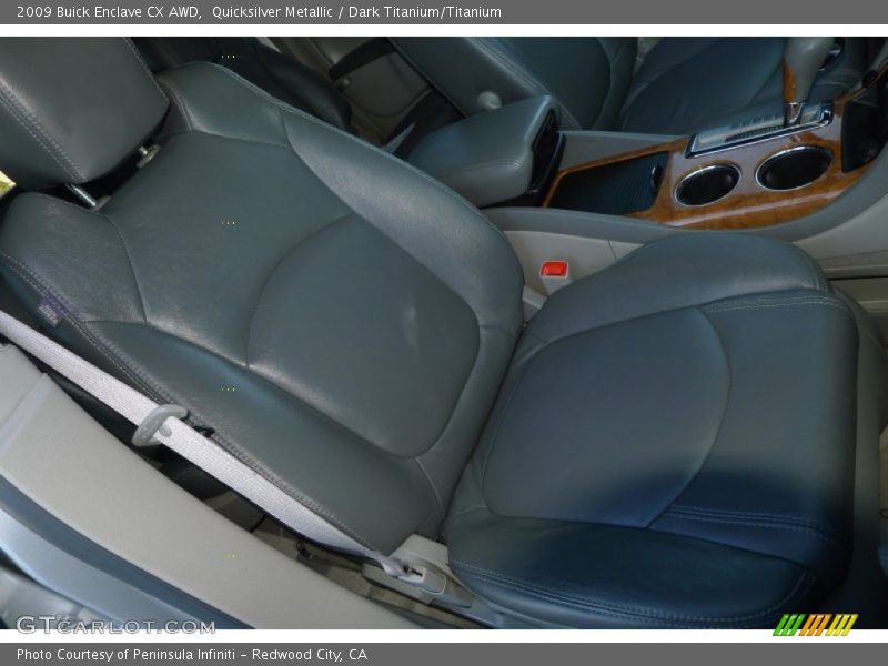 Quicksilver Metallic / Dark Titanium/Titanium 2009 Buick Enclave CX AWD