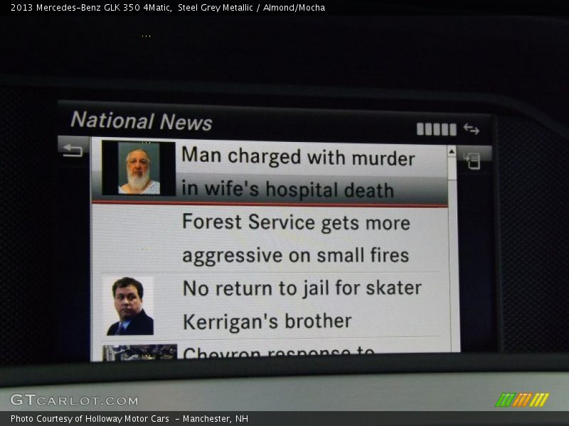 Steel Grey Metallic / Almond/Mocha 2013 Mercedes-Benz GLK 350 4Matic