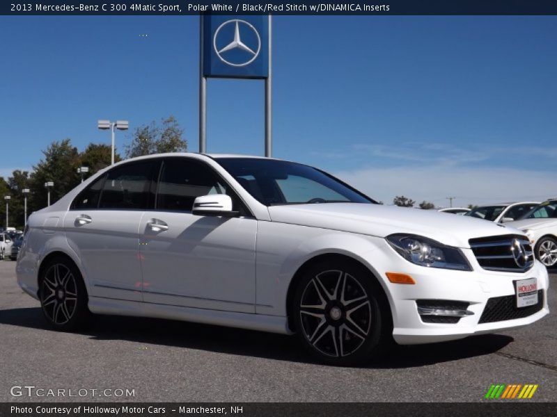 Front 3/4 View of 2013 C 300 4Matic Sport