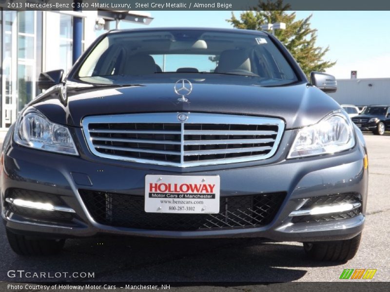 Steel Grey Metallic / Almond Beige 2013 Mercedes-Benz C 300 4Matic Luxury
