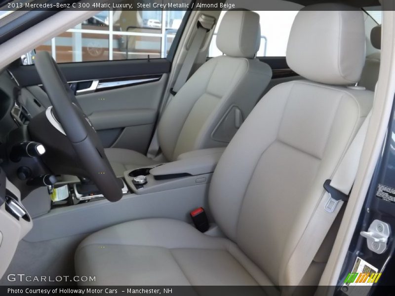 Steel Grey Metallic / Almond Beige 2013 Mercedes-Benz C 300 4Matic Luxury