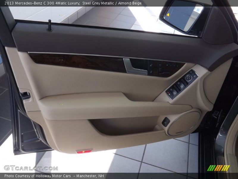Steel Grey Metallic / Almond Beige 2013 Mercedes-Benz C 300 4Matic Luxury