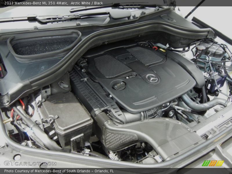 Arctic White / Black 2013 Mercedes-Benz ML 350 4Matic