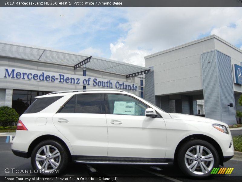 Arctic White / Almond Beige 2013 Mercedes-Benz ML 350 4Matic