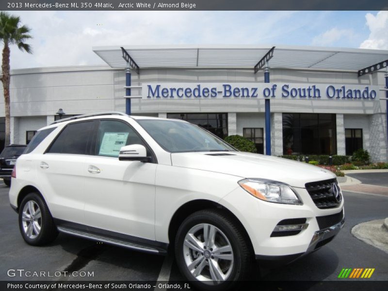 Arctic White / Almond Beige 2013 Mercedes-Benz ML 350 4Matic